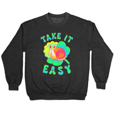 Take It Easy Groovy Snail Pullover