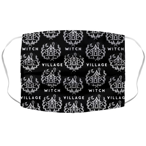 Village Witch Accordion Face Mask