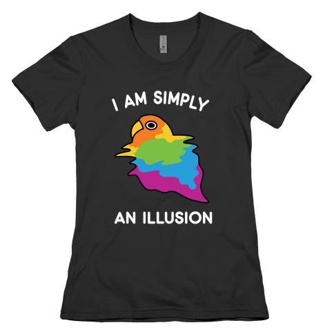 Bird Illusion Womens T-Shirt