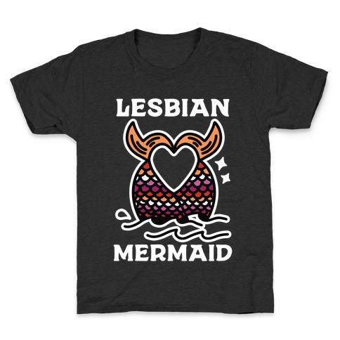 Lesbian Mermaid Kids T-Shirt