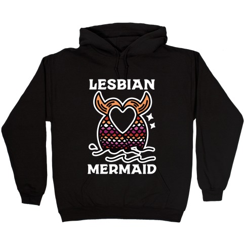 Lesbian Mermaid Hooded Sweatshirt