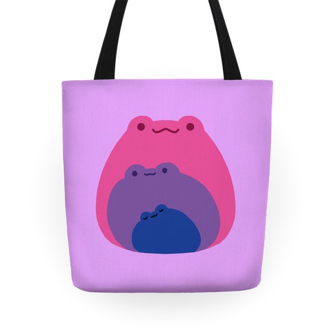 Frogs In Frogs In Frogs Bisexual Pride Tote