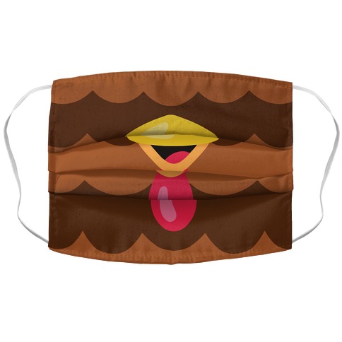 Turkey Mouth Accordion Face Mask