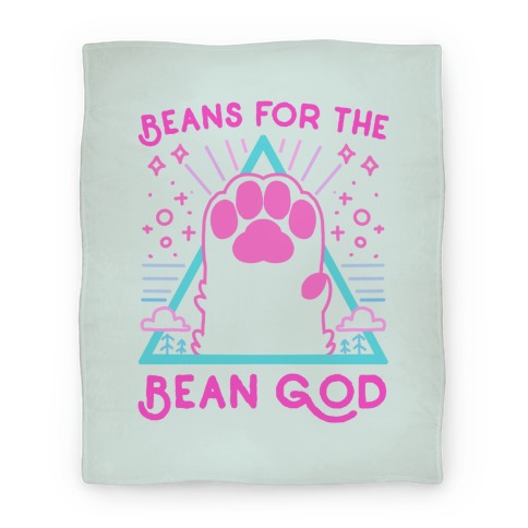 Beans For The Bean God Blanket