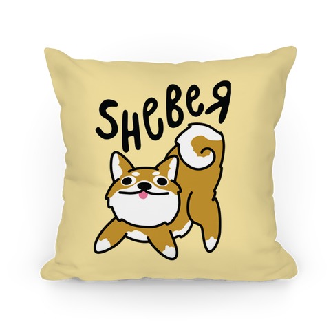 Sheber Derpy Shiba Pillow