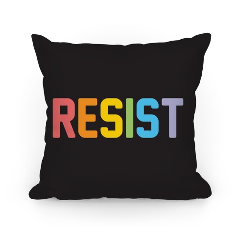 LGBTQ+ Resist Pillow