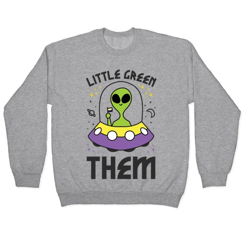 Little Green Them Pullover