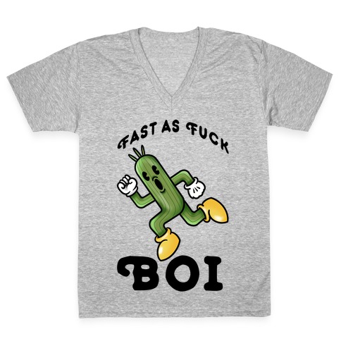 Fast as F*** Boi V-Neck Tee Shirt