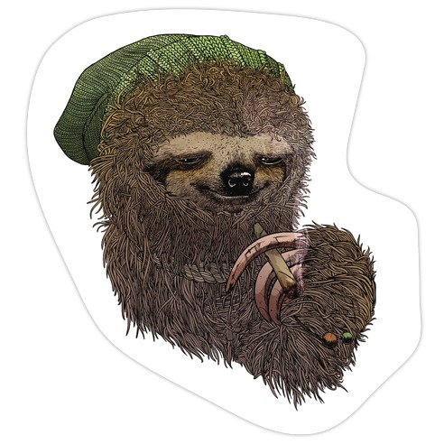 Dank Sloth Die Cut Sticker