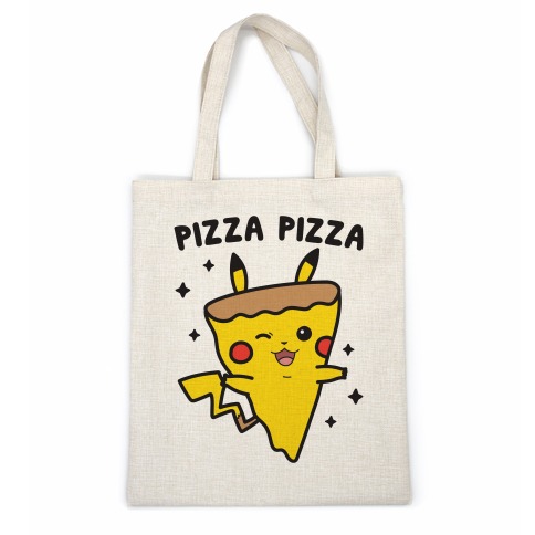 Pizza Pizza Pikachu Parody Casual Tote