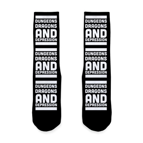Dungeons, Dragons and Depression  Sock