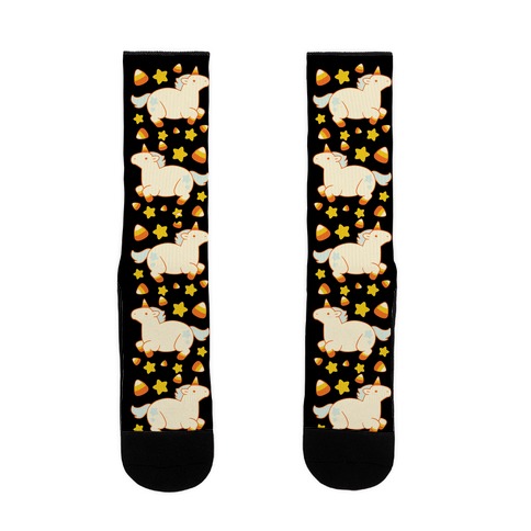 Uni-Candy Corn Sock