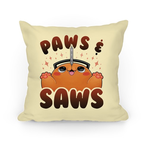 Paws & Saws Pillow