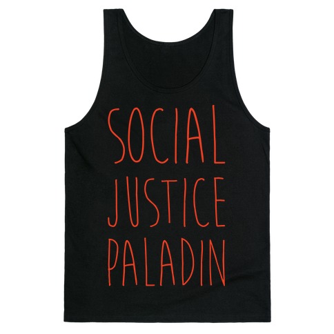 Social Justice Paladin Tank Top