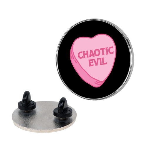 Chaotic Evil Candy Heart Pin