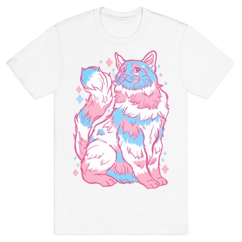 Transgender Pride Cat T-Shirt