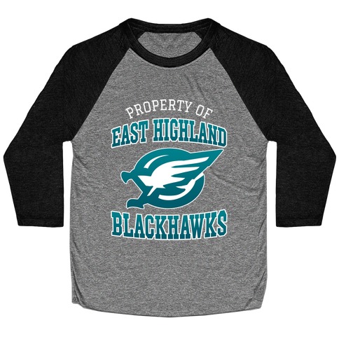 East Highland Blackhawks Euphoria Parody  Baseball Tee