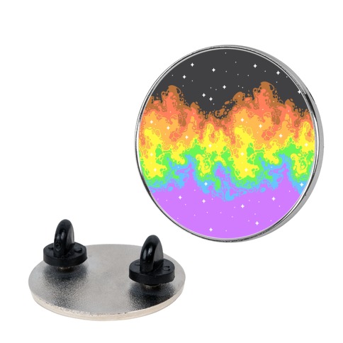 Psychedelic Nebula Pride Flag Pin