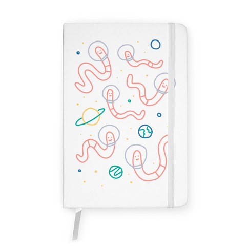 Worms In Space Notebook