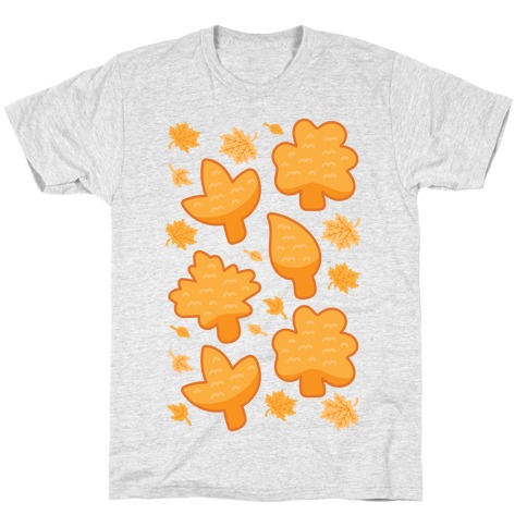 Fall Leaves Chicken Nugget Shapes T-Shirt