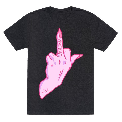 Sophisticated Middle Finger T-Shirt