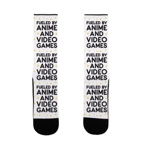 Fueled By Anime And Video Games Sock
