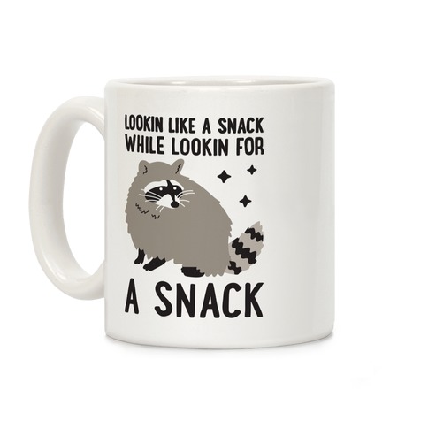 Lookin For A Snack Raccoon Coffee Mug