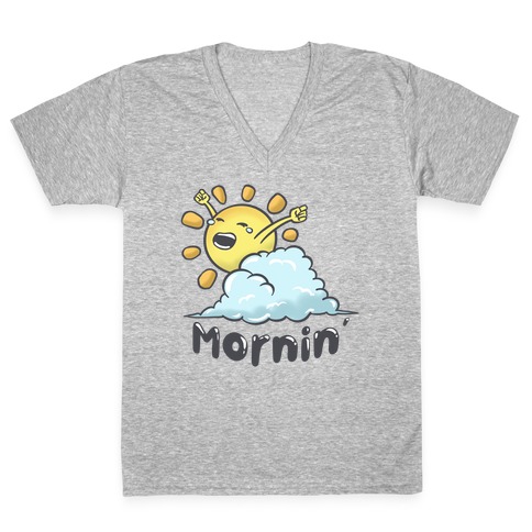 Mornin' Sun Stretch V-Neck Tee Shirt