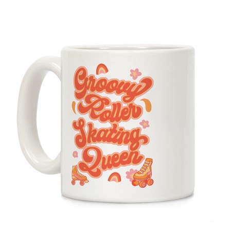Groovy Roller Skating Queen Coffee Mug