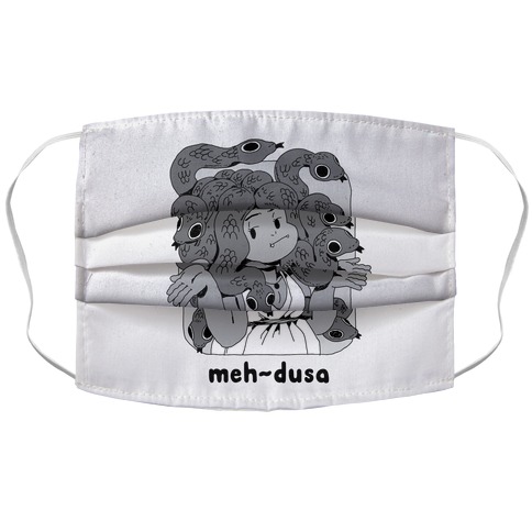 MEH-dusa Accordion Face Mask