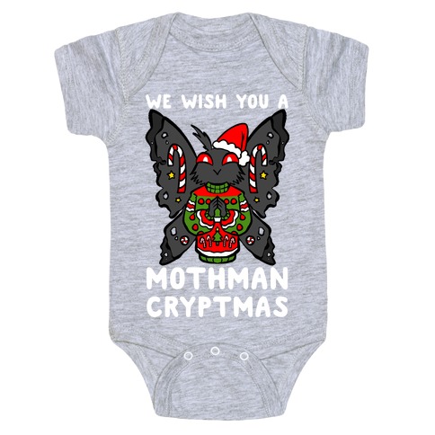 We Wish You A Mothman Cryptmas Baby One-Piece