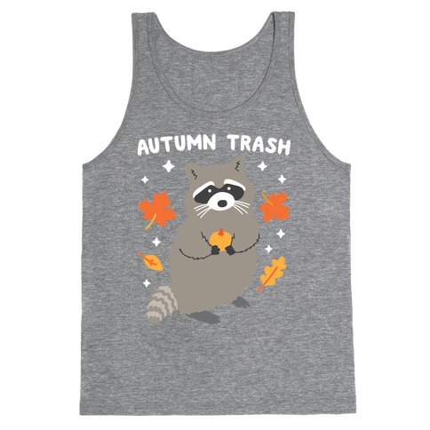Autumn Trash Raccoon Tank Top