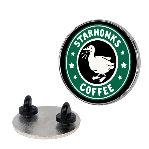 Starhonks Coffee Parody Pin