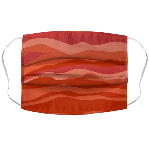 Bacon Strip Accordion Face Mask