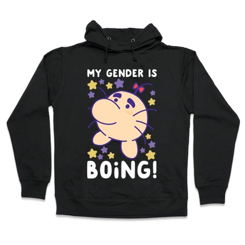 My Gender is Boing! - Mr. Saturn Hooded Sweatshirt