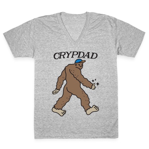 Crypdad Sasquatch V-Neck Tee Shirt