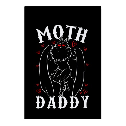 Moth Daddy Garden Flag