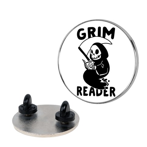 Grim Reader Pin