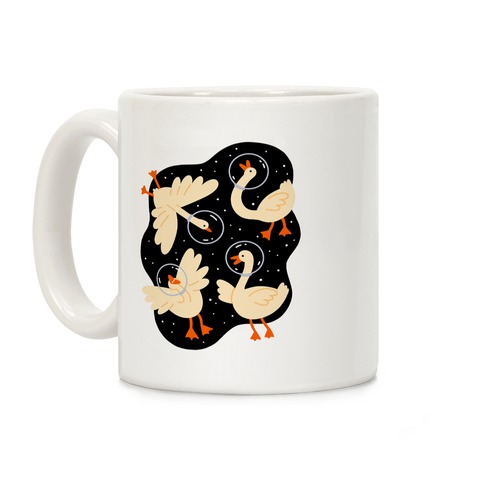 Geese In Space Coffee Mug