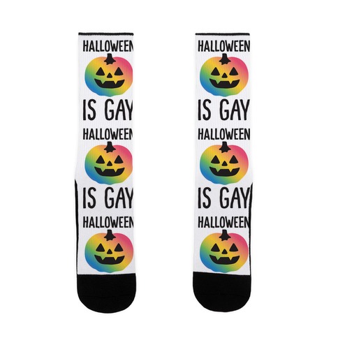 Halloween Is Gay Sock