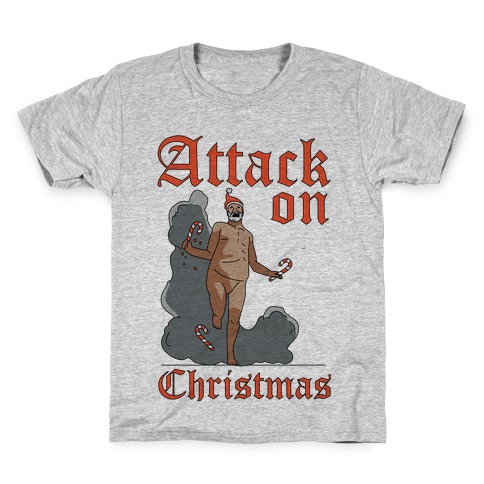 Attack On Christmas Kids T-Shirt