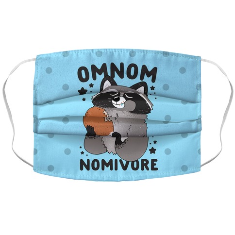 Omnomnomivore Accordion Face Mask