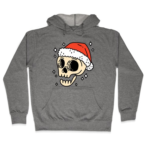 Santa Skull Hooded Sweatshirt