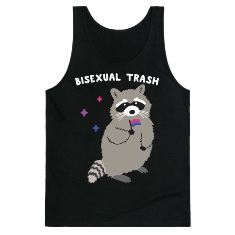 Bisexual Trash Raccoon Tank Top