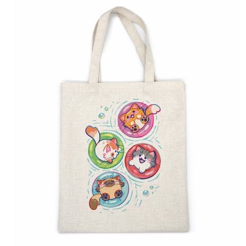 Pool Party Cats Casual Tote