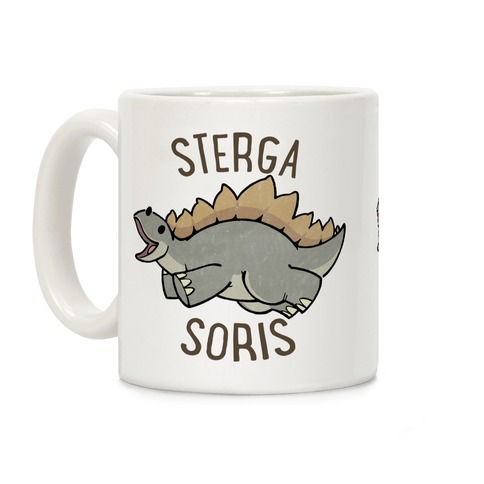 Derpy Stegosaurus Animal Coffee Mug