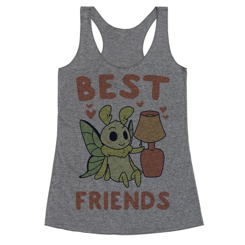 Best Friends - Moth and Lamp Racerback Tank Top