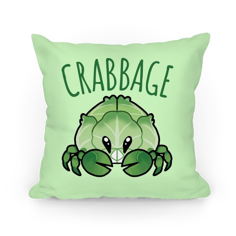 Crabbage Pillow
