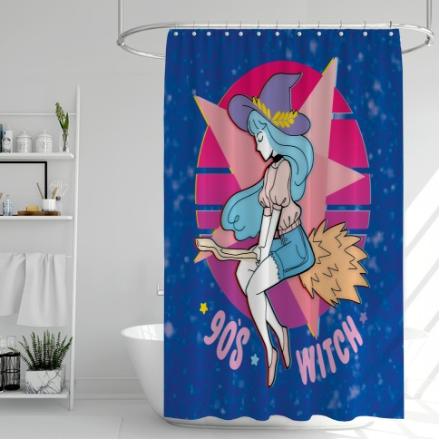 90's Witch Shower Curtain