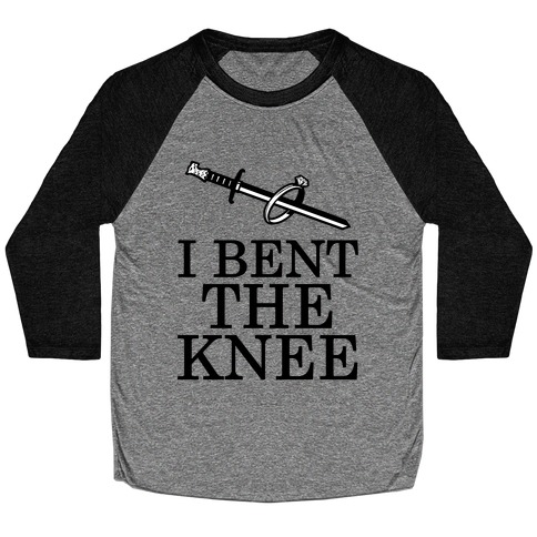I Bent the Knee (Groom) Baseball Tee